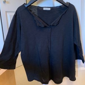 Korean Style Black T-shirt